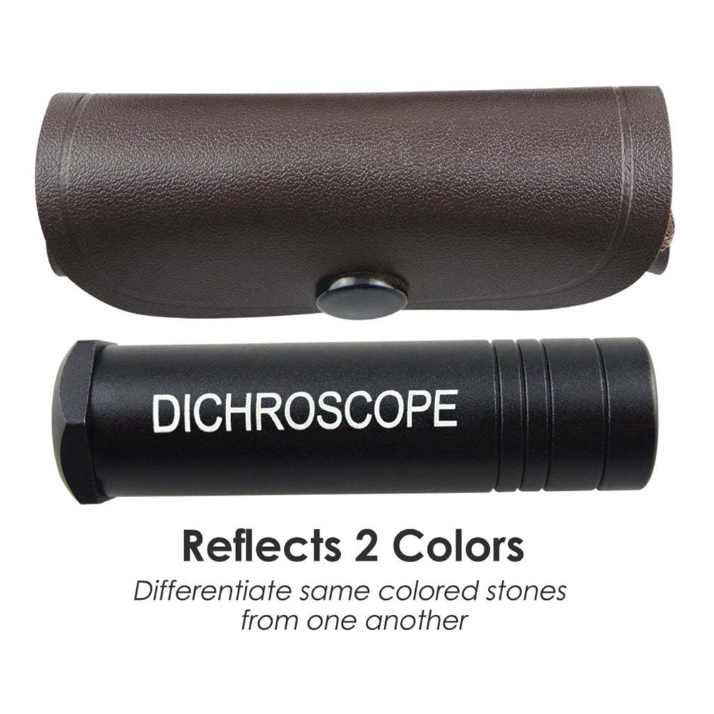 Spectroscope Handheld - ABFKW Edelstein-Calcit-Dikroskop, trichoische Edelstein-Edelsteine, gemologische Prüfung,