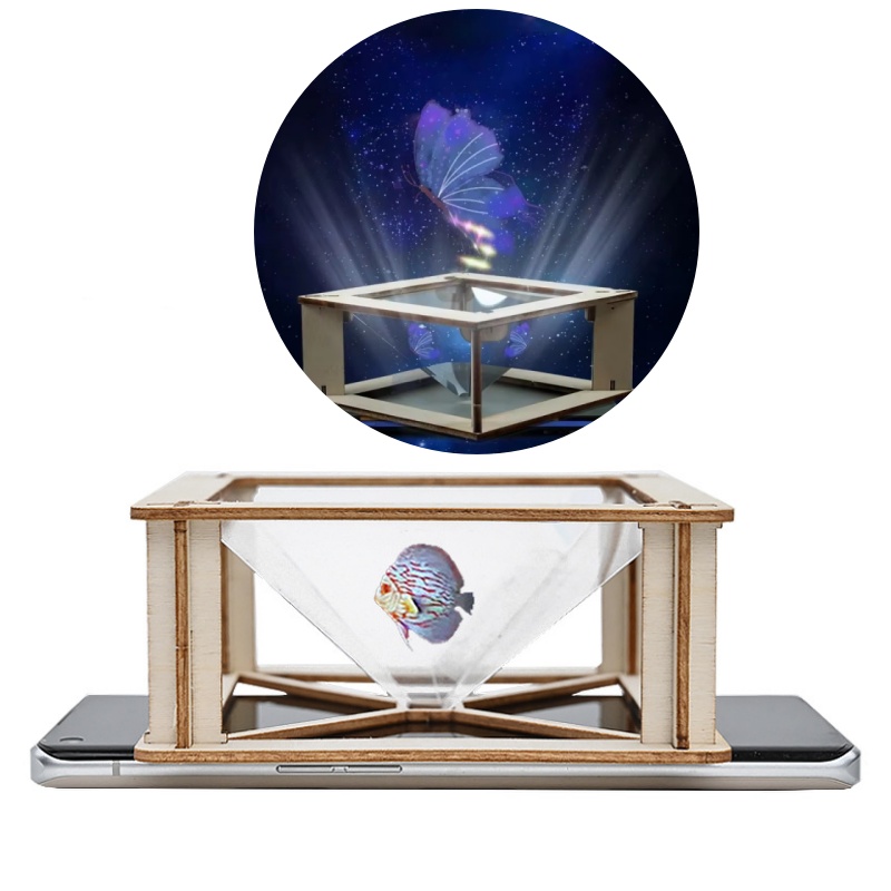 Science Project Diy - DIY 3D Holographischer Projektor-Bausatz für Kinder