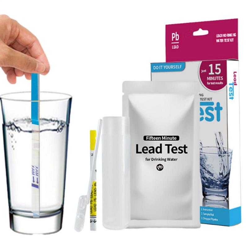 Water Testing Kit - Wassertest-Set für Trinkwasser, Poolwasser-Testleitungstest, Chlor, PH-Härte,
