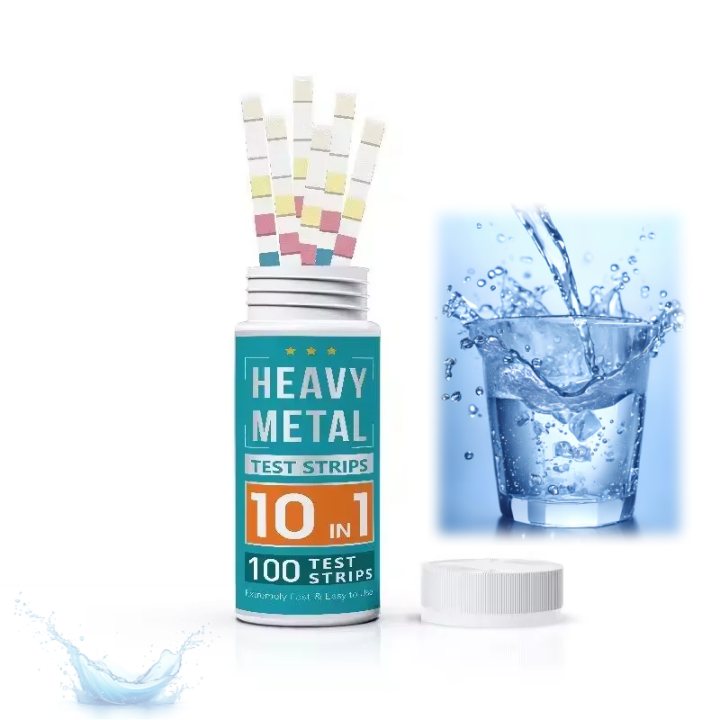 Water Testing Kit - 10-in-1-Komplett-Wassertest-Set aus schwerem Metall – 100