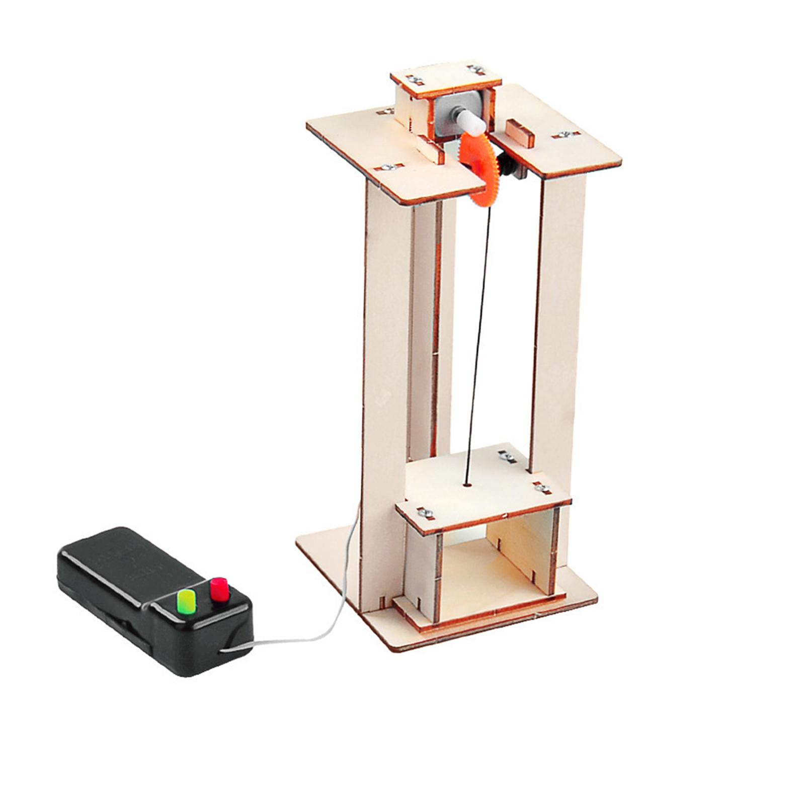 Science Project Diy - Wissenschaftsprojekt für Kinder Wissenschaftsexperiment Holz-DIY-Hebevorrichtungs-Set für