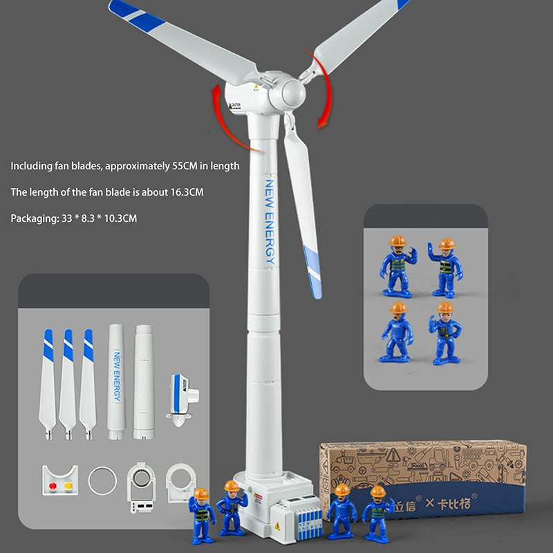 Science Toy - Windturbinenmodell für Kinder, Simulationsspielzeug – großes