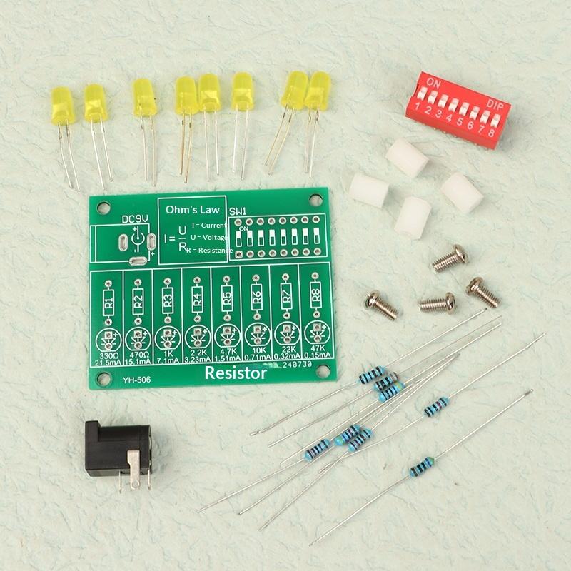 Science Hobby Kit - Elektronisches DIY-Lötpraktikum-Set LED-Strommessgerät-Kit für Schulkurse, Montage,