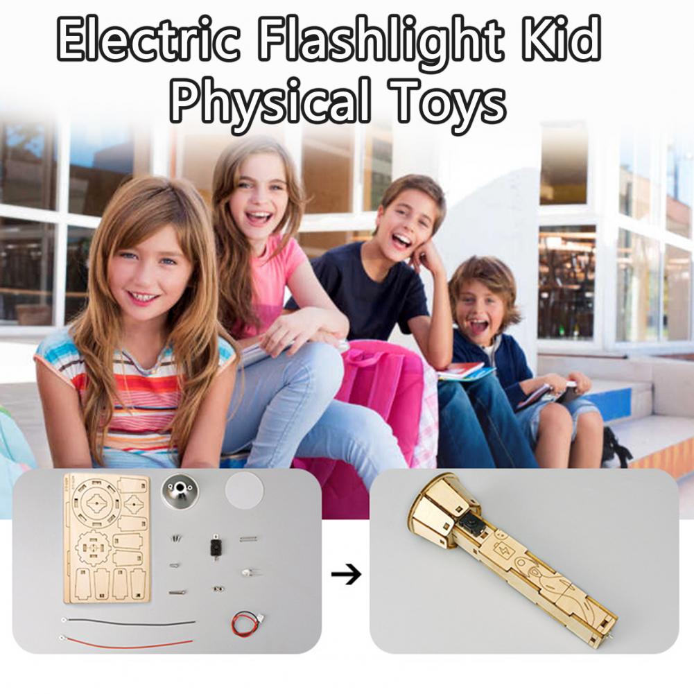 Holz-DIY-Taschenlampen-Puzzle- – Science Project Diy Bewertung und Preis