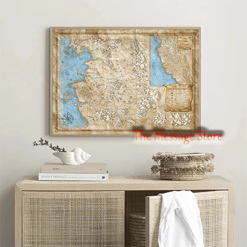 Witcher Weltkarte Kontinent Or – Star Map Poster Bewertung und Preis