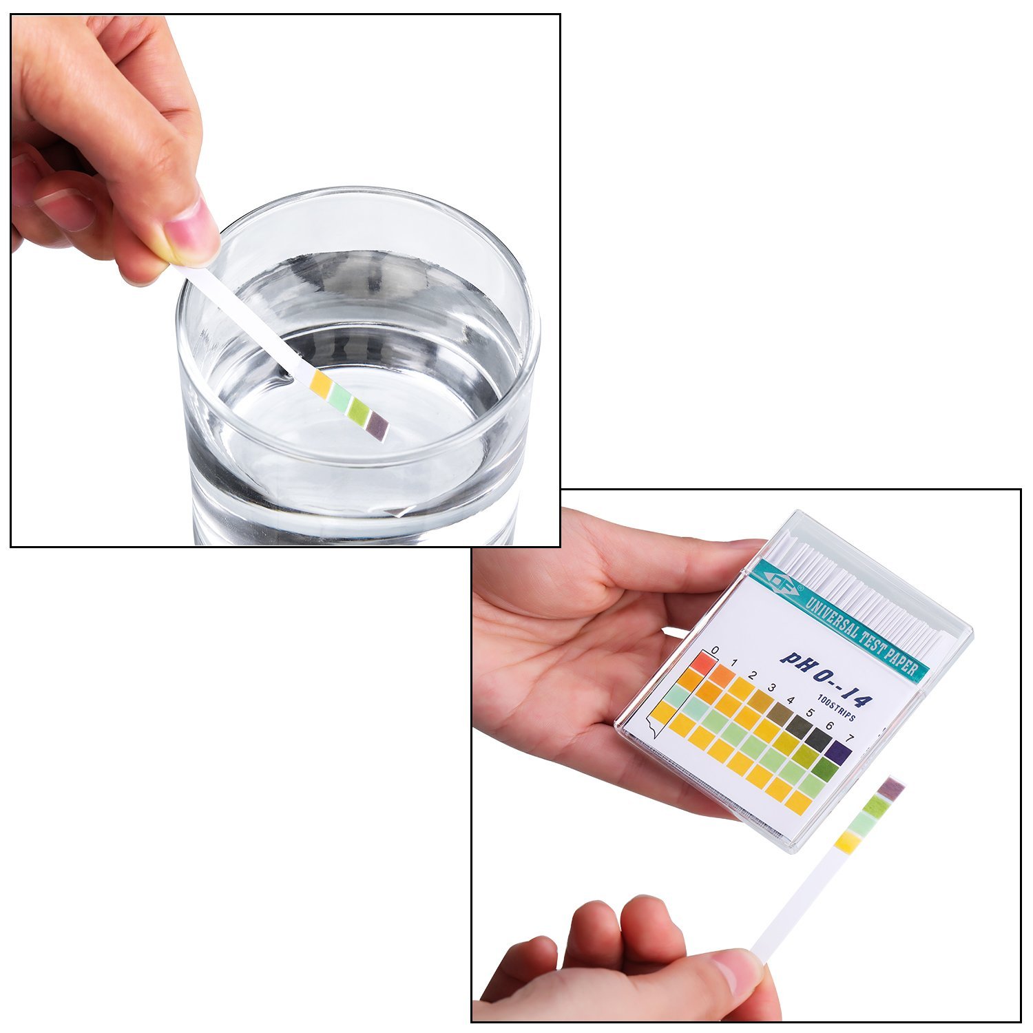 100 Streifen 0–14 PH Alkalisch – Water Testing Kit Bewertung und Preis