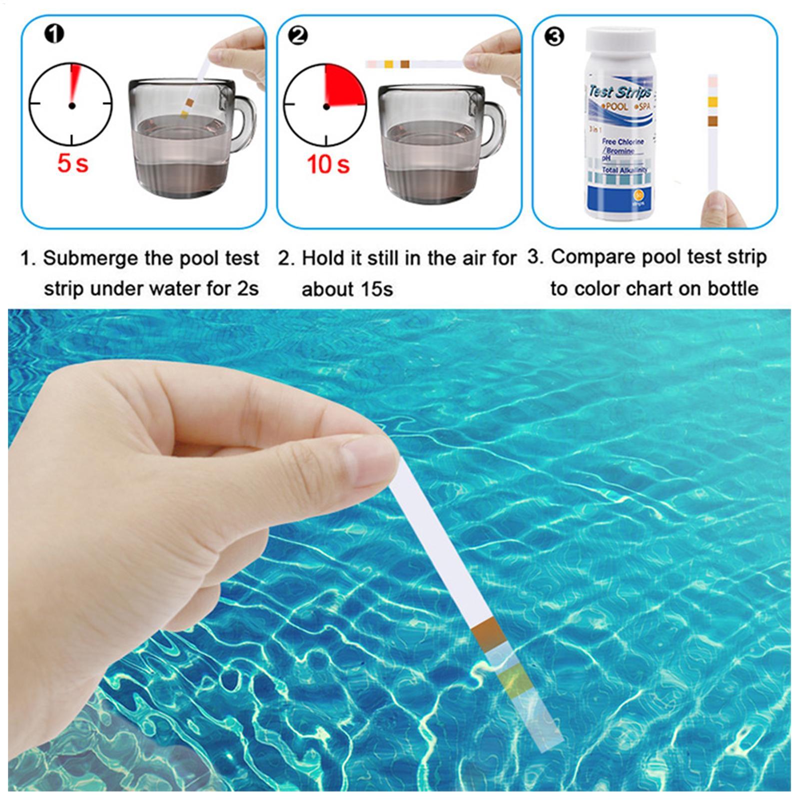 Chlor-pH-Teststreifen für SPA, – Water Testing Kit Bewertung und Preis