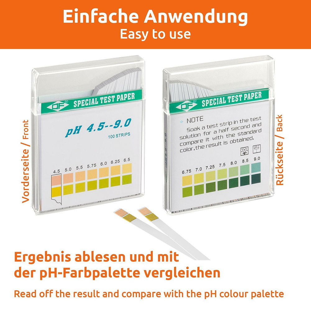 100 Stück pH-Papierstreifen-Se – Water Testing Kit Bewertung und Preis