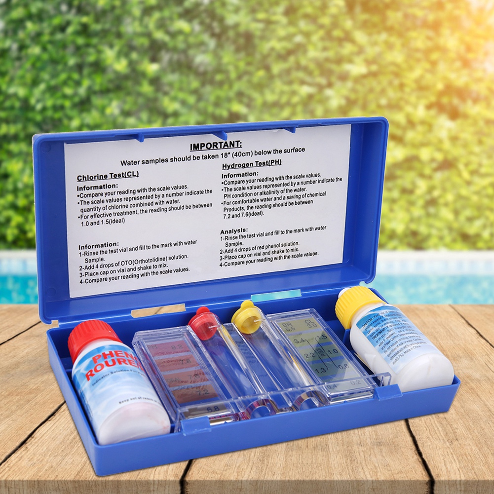 PH-Chlor-Wasserqualitätstestki – Water Testing Kit Bewertung und Preis