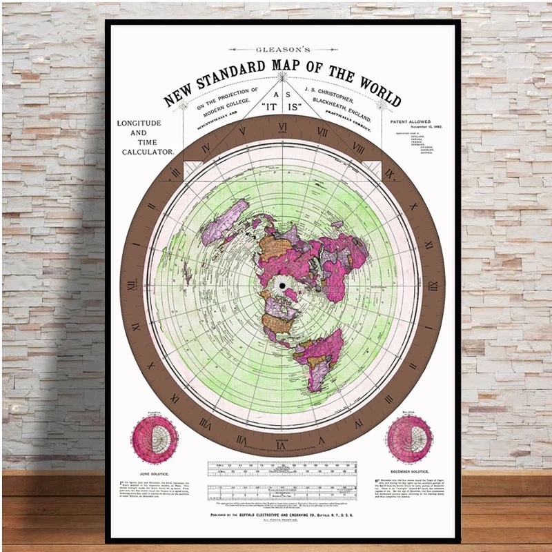 Poster und Drucke 1892, flache – Star Map Poster Bewertung und Preis