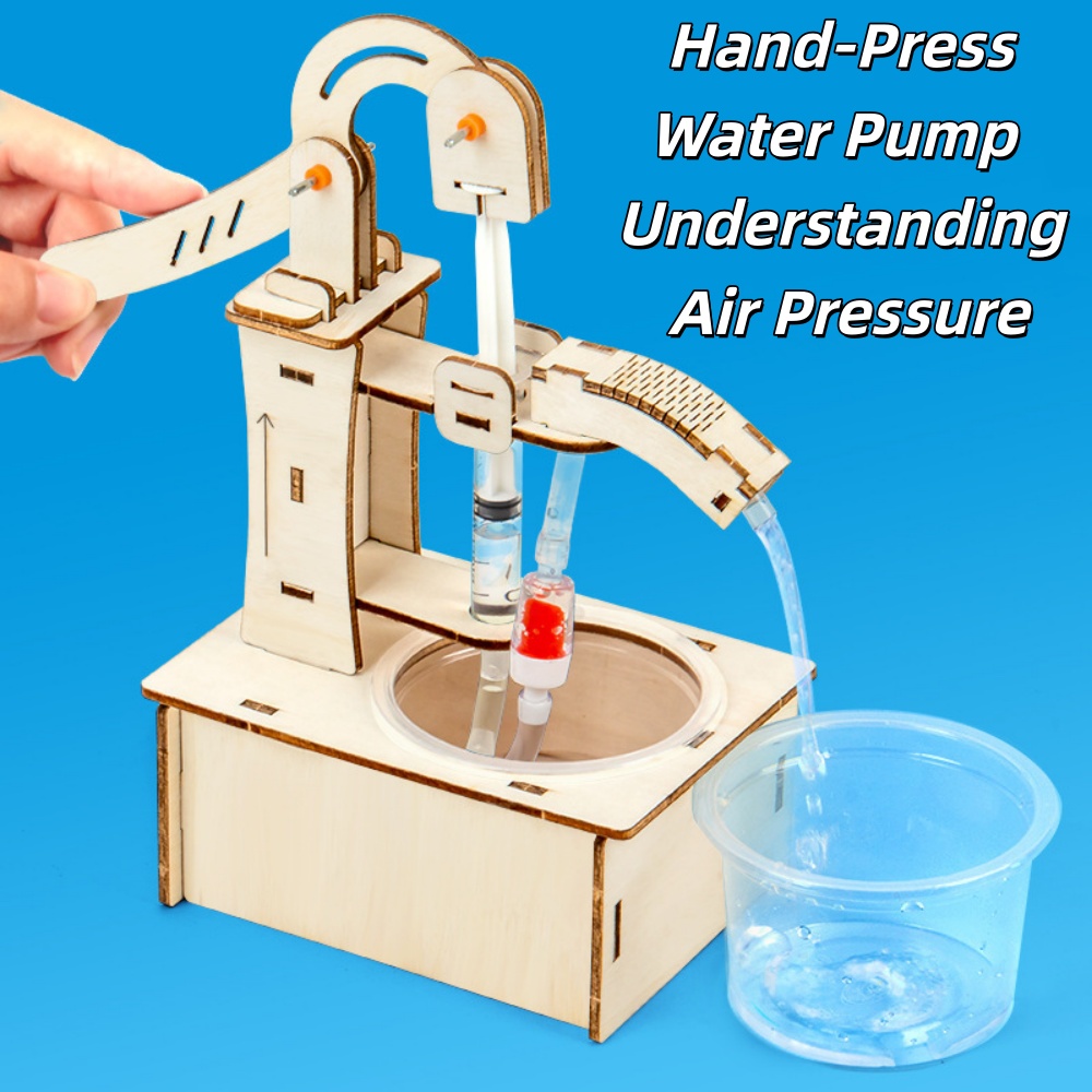 Hölzernes DIY-Handpumpenbrunne – Science Diy Model Bewertung und Preis