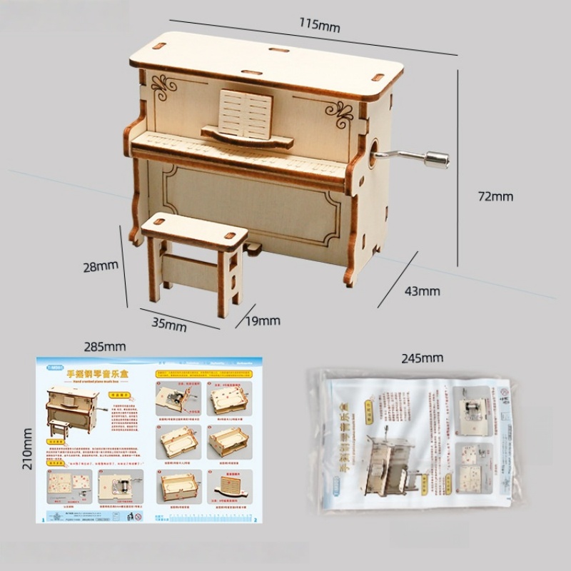 DIY Handkurbel-Kinderklavier L – Science Diy Model Bewertung und Preis