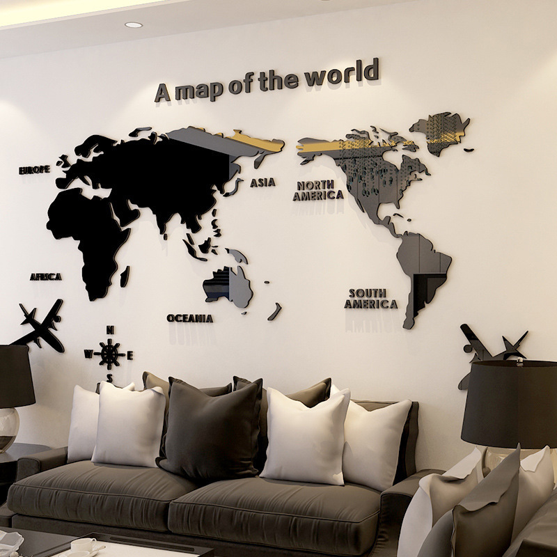 Nordische Weltkarte Acryl 3D W – Star Map Poster Bewertung und Preis