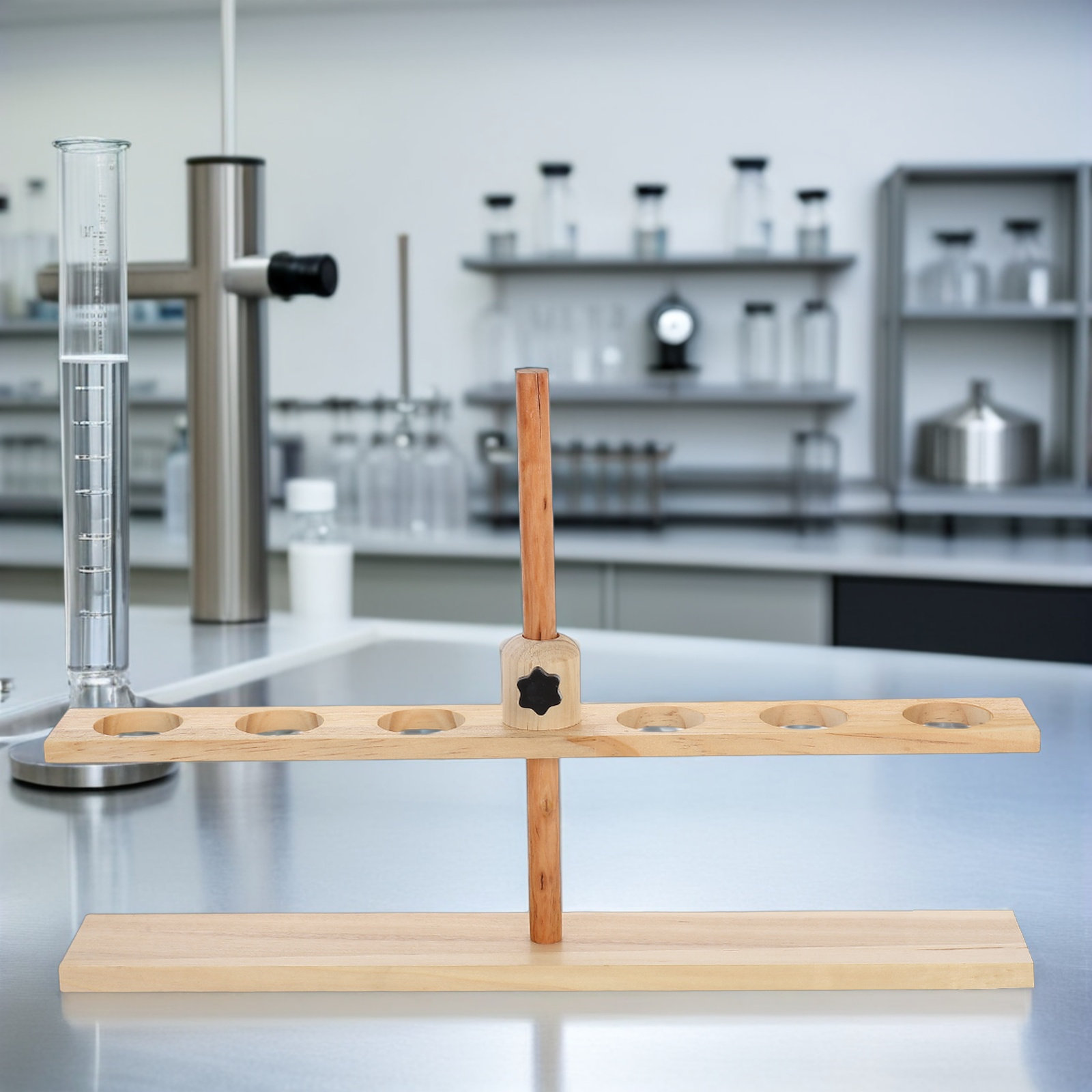 6-Loch-Holz-Trichterständer, v – Science Experiment Bewertung und Preis