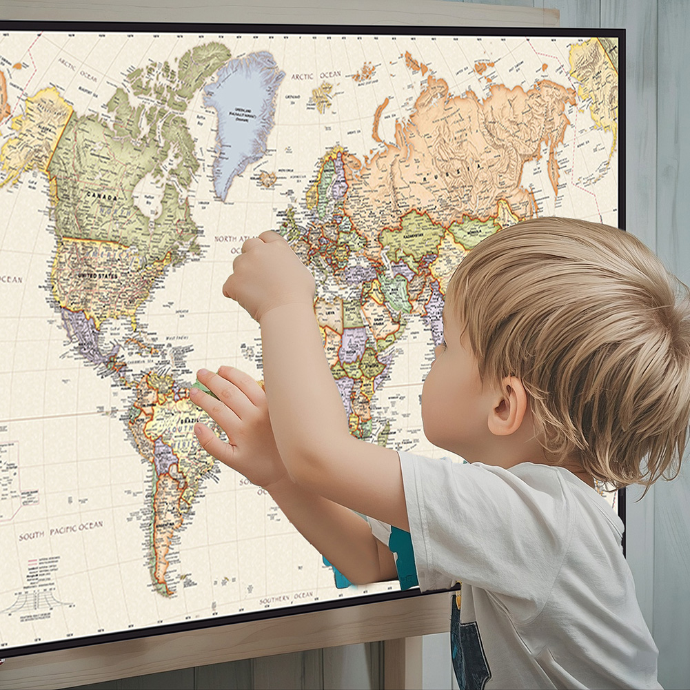 Vintage-Hängeposter, Weltkarte – Star Map Poster Bewertung und Preis
